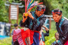 Nuo Opera performance Celebrate Dragon Boat Festival