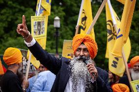 Protest against state visit of India’s PM Narendra Modi to the United States