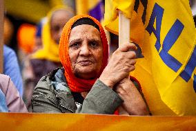 Protest against state visit of India’s PM Narendra Modi to the United States