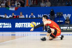 (SP)NETHERLANDS-ROTTERDAM-VOLLEYBALL NATIONS LEAGUE-CHN VS ITA