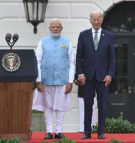 Indian Prime Minister Modi in Washington