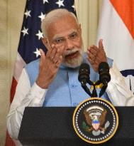 Indian Prime Minister Modi in Washington