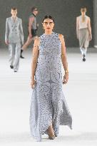 PFW - Jill Kortleve Models For AMI Alexandre Mattiussi