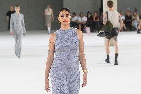 PFW - Jill Kortleve Models For AMI Alexandre Mattiussi