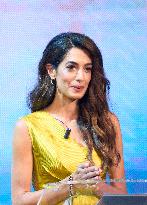 Amal Clooney We Choose Earth Tour - Madrid