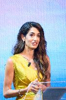 Amal Clooney We Choose Earth Tour - Madrid