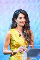Amal Clooney We Choose Earth Tour - Madrid