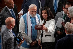 Indian PM Modi Addresses The Congress - Washington