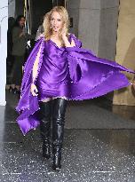 Kylie Minogue Outside The Today Show - NYC