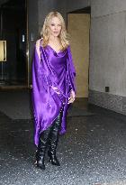 Kylie Minogue Outside The Today Show - NYC