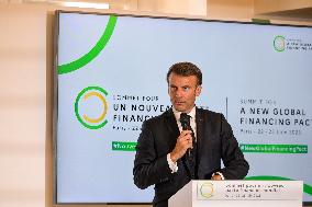 New Global Financing Pact Summit - Paris