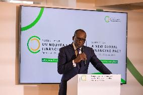 New Global Financing Pact Summit - Paris