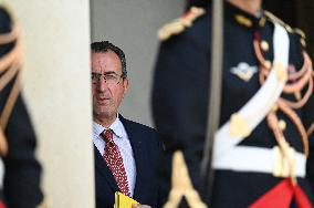 Jose Pietroboni Leaves Elysee Palace - Paris