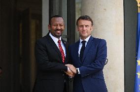 French President Receives Prime Minister of Ethiopia - Paris
