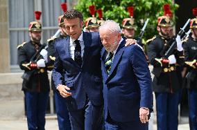 French President Receives Brazilian President - Paris