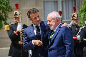 French President Receives Brazilian President - Paris