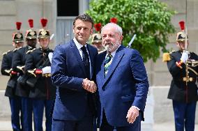 French President Receives Brazilian President - Paris