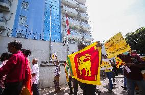 Protest In Sri Lanka Against Canadian Prime Minister Justin Trudeau