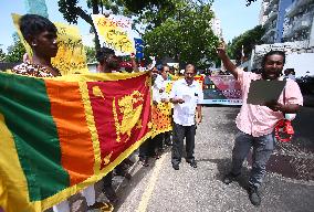 Protest In Sri Lanka Against Canadian Prime Minister Justin Trudeau