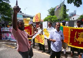 Protest In Sri Lanka Against Canadian Prime Minister Justin Trudeau