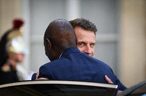 French President Receives Kenyan President - Paris
