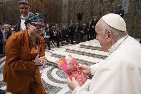 Pope Francis Meets Artists - Vatican