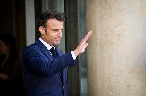 French President Receives Kenyan President - Paris