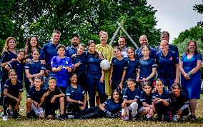 Queen Maxima Visits Heritage Park Loosduinen - The Hague