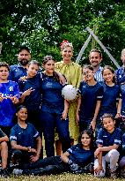 Queen Maxima Visits Heritage Park Loosduinen - The Hague