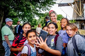 Queen Maxima Visits Heritage Park Loosduinen - The Hague