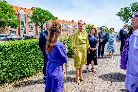 Queen Maxima Visits Heritage Park Loosduinen - The Hague