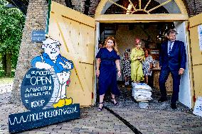 Queen Maxima Visits Heritage Park Loosduinen - The Hague