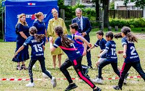 Queen Maxima Visits Heritage Park Loosduinen - The Hague