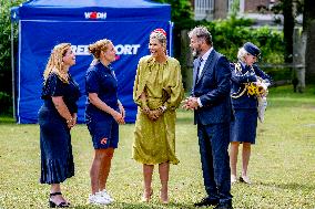 Queen Maxima Visits Heritage Park Loosduinen - The Hague