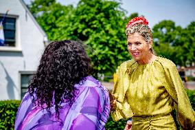 Queen Maxima Visits Heritage Park Loosduinen - The Hague