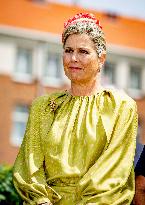 Queen Maxima Visits Heritage Park Loosduinen - The Hague