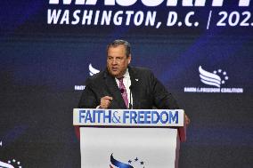 Chris Christie Booed As He Delivers Remarks At Faith And Freedom Coalition's “Road To Majority” Conference