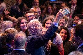 President Joe Biden makes remarks at a political event held by pro choice groups