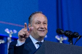 President Joe Biden makes remarks at a political event held by pro choice groups