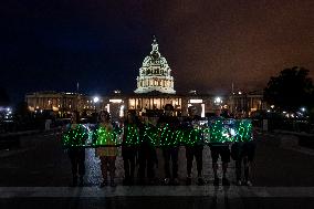 Pro-choice protest at the Supreme Court for the first anniversary of Dobbs v. JWHO