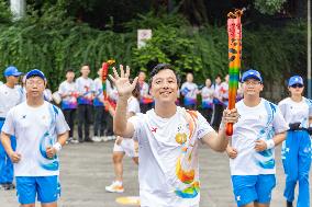 (SP)CHINA-CHONGQING-WORLD UNIVERSITY GAMES-TORCH RELAY(CN)
