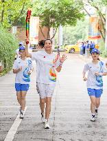 (SP)CHINA-CHONGQING-WORLD UNIVERSITY GAMES-TORCH RELAY(CN)