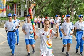 (SP)CHINA-CHONGQING-WORLD UNIVERSITY GAMES-TORCH RELAY(CN)