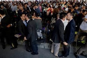 Collective LGBT Marriage At The Civil Registry In Mexico City