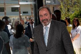 François Braun visits the palliative care unit at Antibes hospital - France