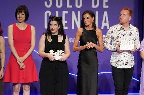Queen Letizia Attends The National Final Of Scientific Monologues Science Only