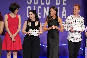 Queen Letizia Attends The National Final Of Scientific Monologues Science Only
