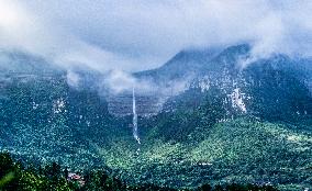 World Natural Heritage site of Jinfo Mountain in Chongqing