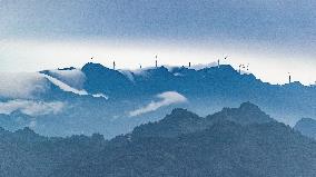 World Natural Heritage site of Jinfo Mountain in Chongqing