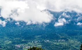 World Natural Heritage site of Jinfo Mountain in Chongqing